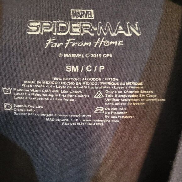SPIDERMAN NAVY BLUE SHIRT - Picture 9 of 12